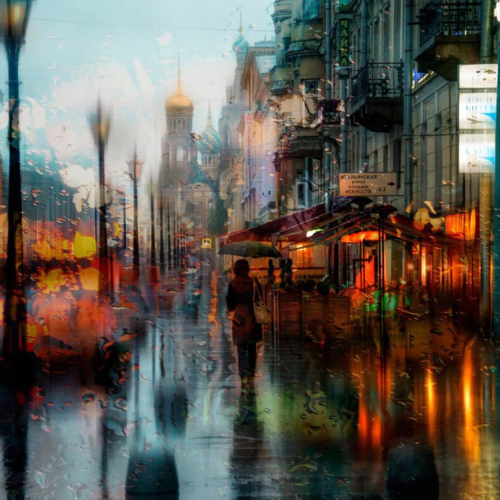 Дождь в Санкт Петербурге