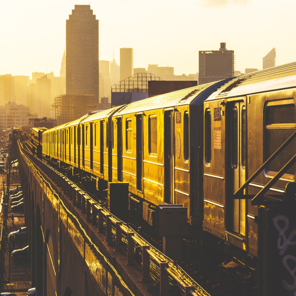 Надземное метро в Нью-Йорке