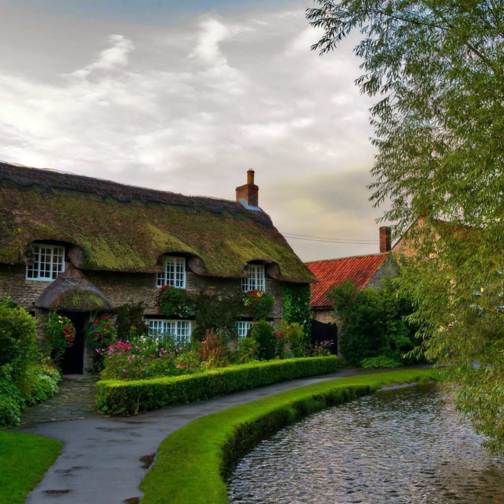 Улица в английском городке Торнтон-ле-Дейл