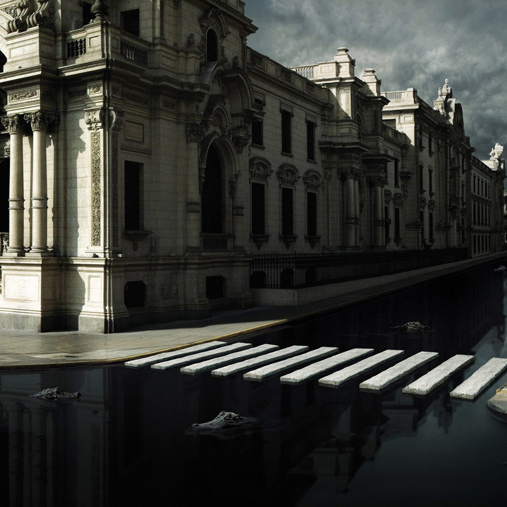 Улица с крокодилами