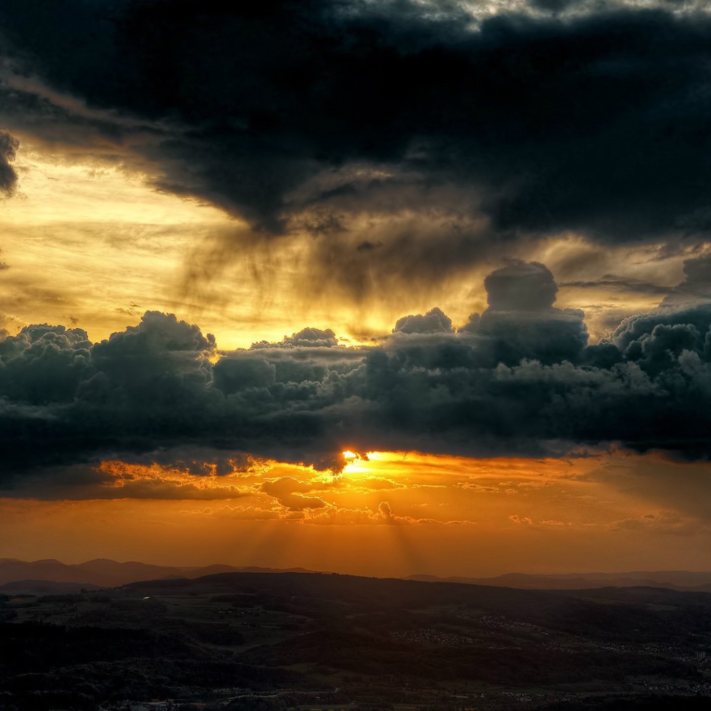 Закат над Цюрихом, Швейцария