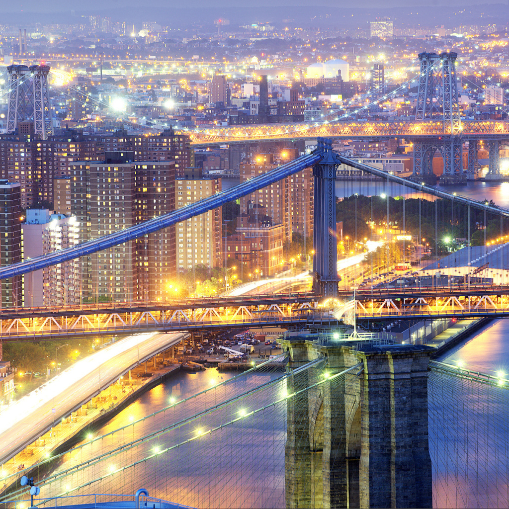 Бруклинский мост в Нью йорке