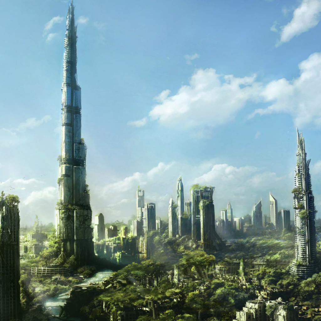 Руины города Дубай