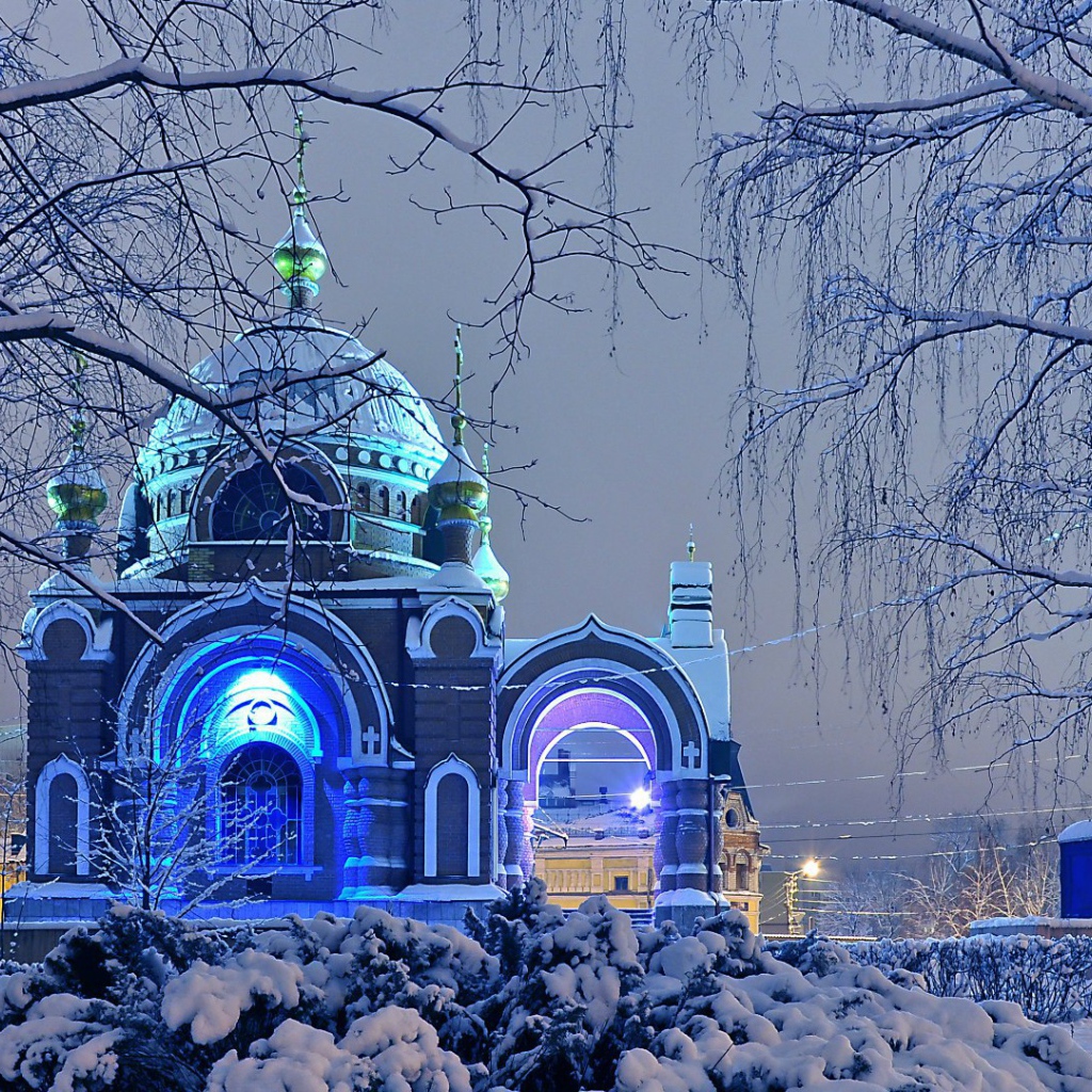 Зимний город Липецк