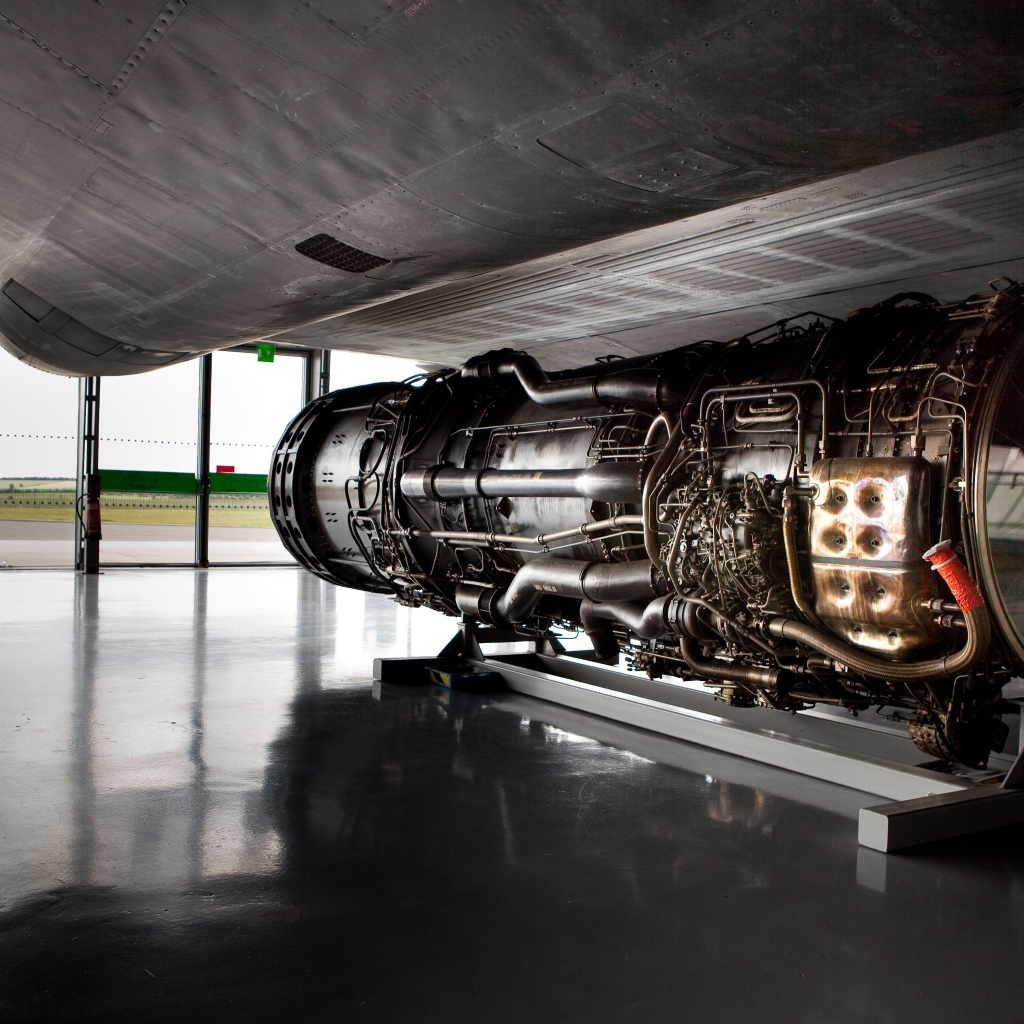 Авиационный двигатель самолета SR-71 Blackbird