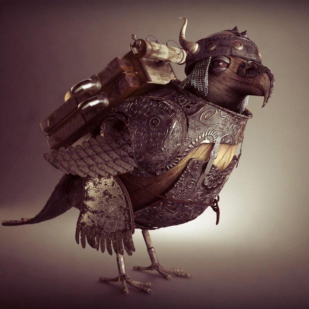 Птица в боевой броне