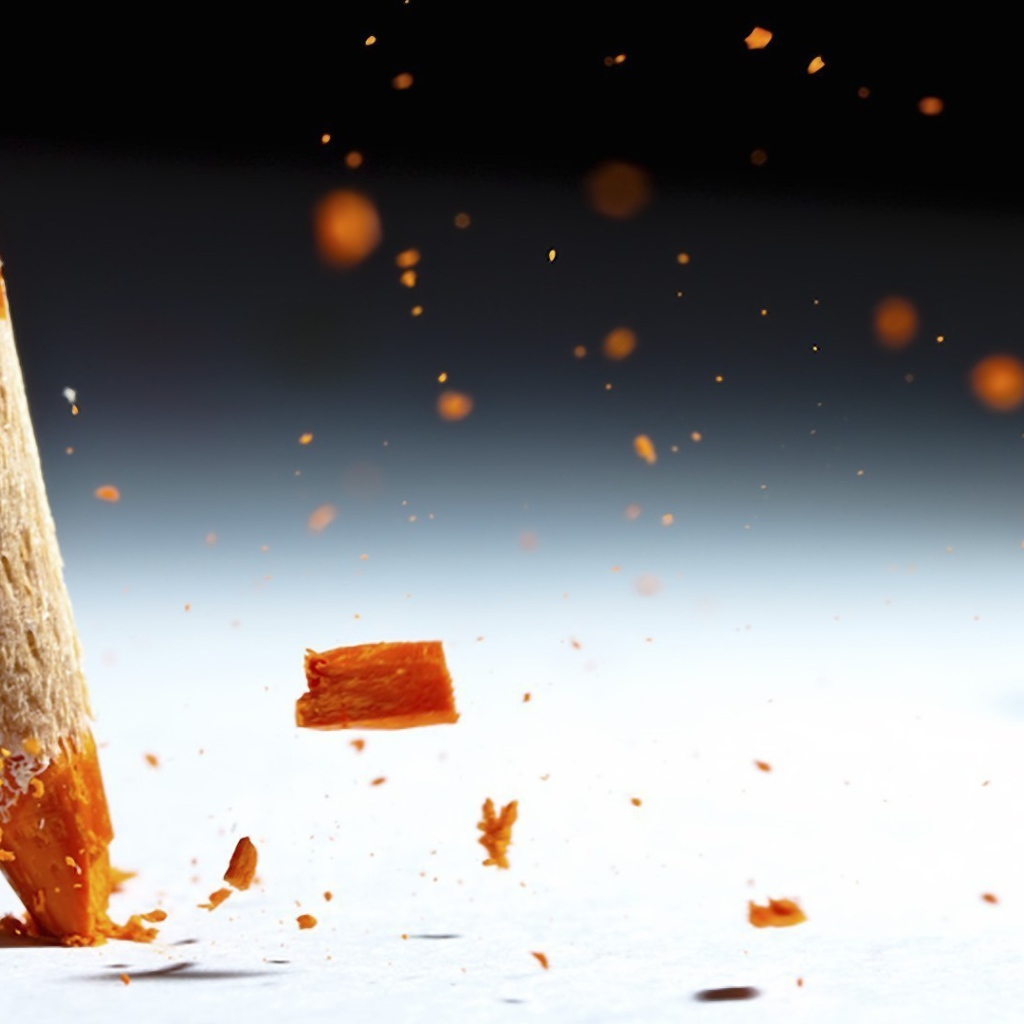 Крупный план оранжевого карандаша