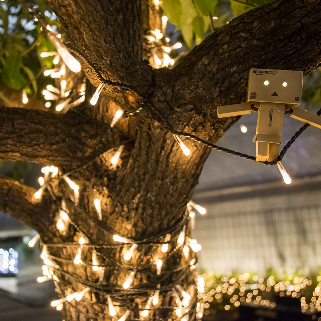 Дандо на гирлянде