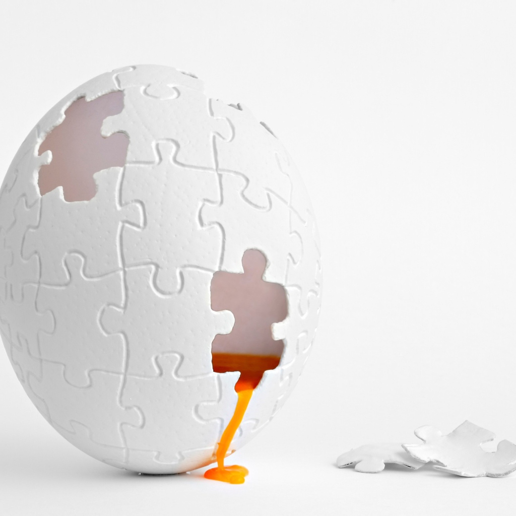 Яйцо из пазлов