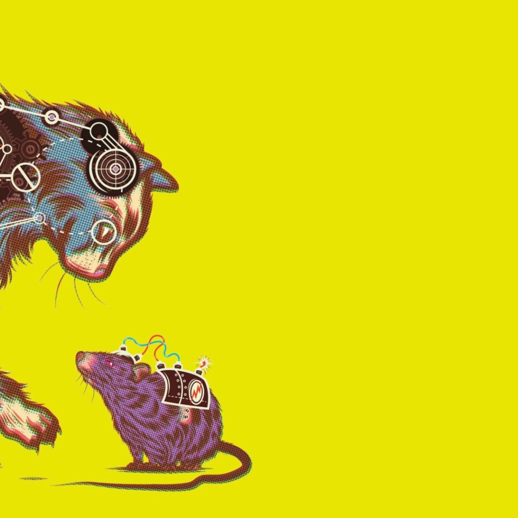 Электрический кот ловит электрическую мышь