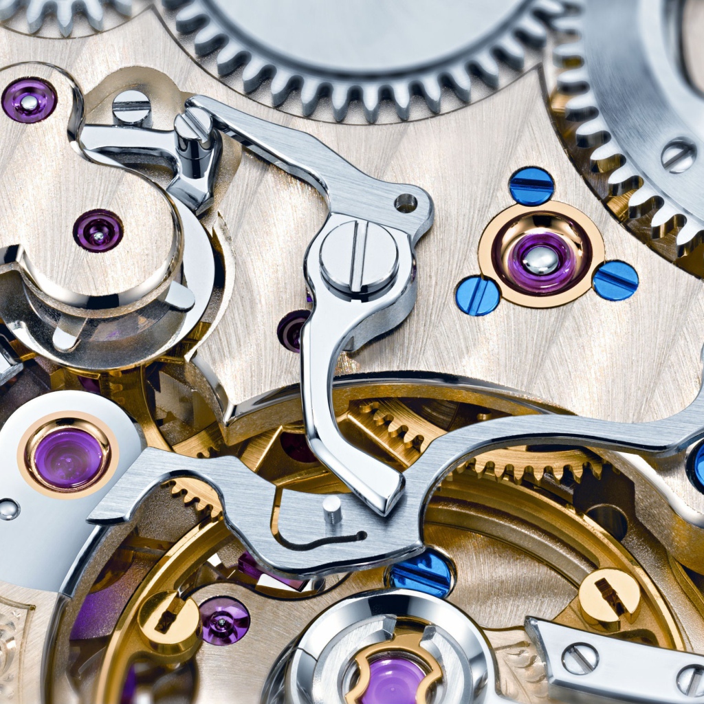 Элементы механизма дорогих часов