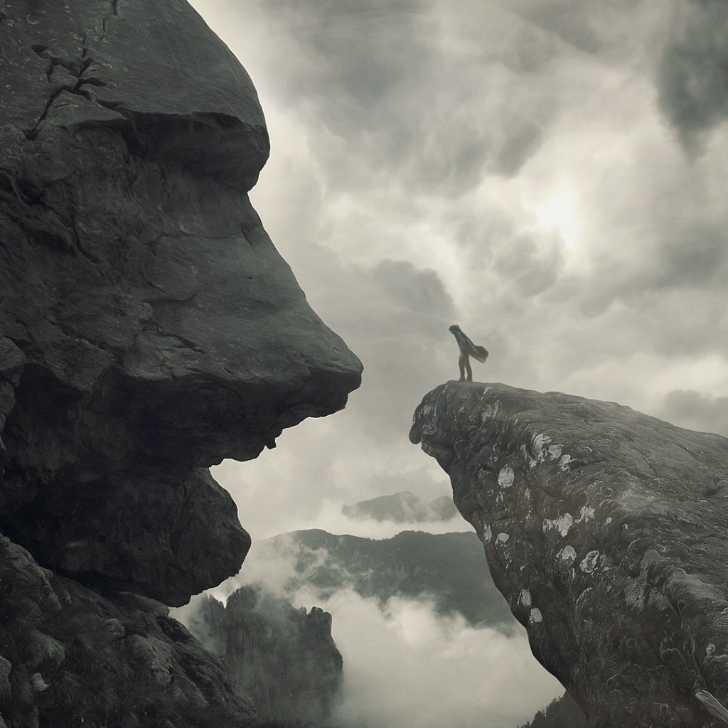 Лицом к лицу с камнем