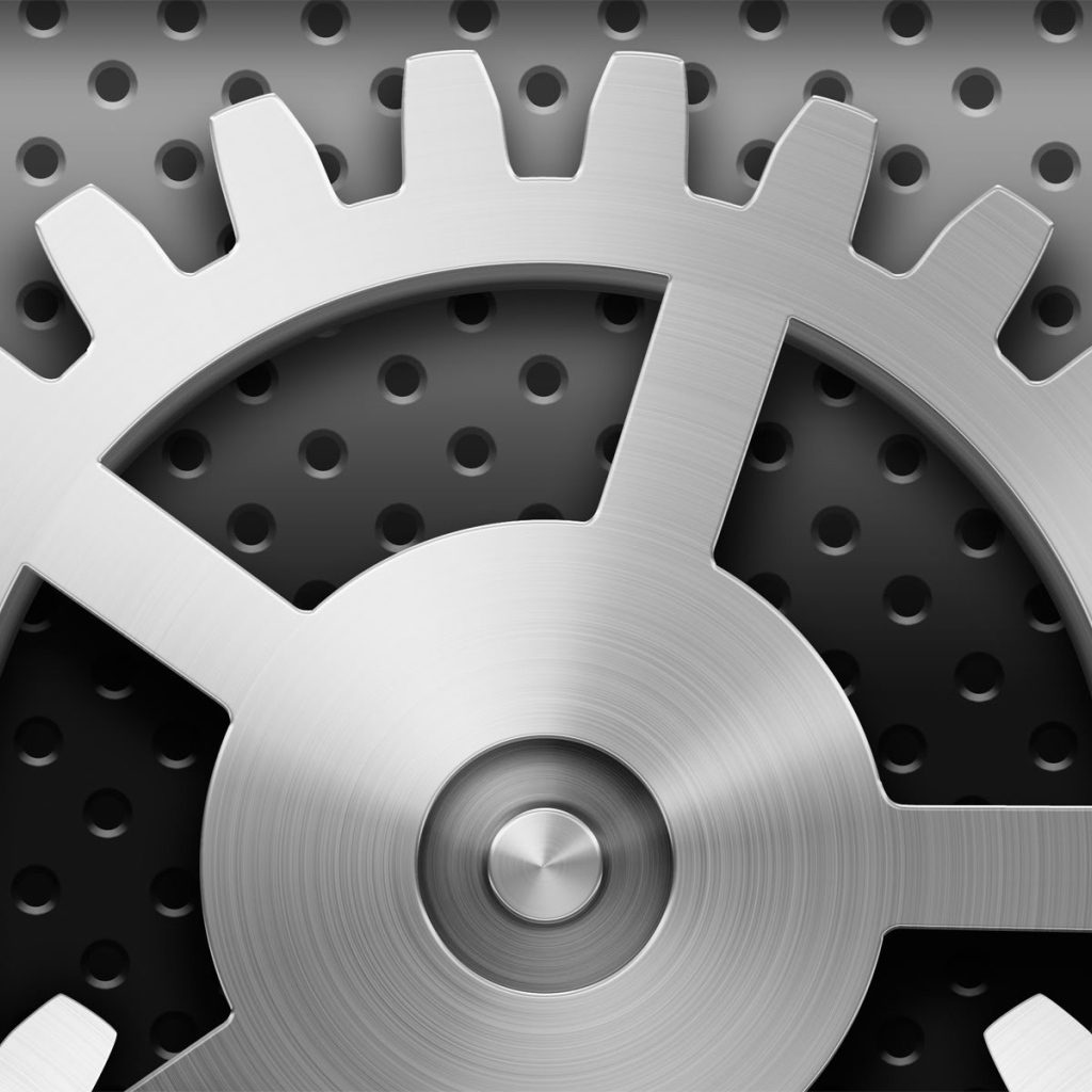 Шестеренки из белого металла