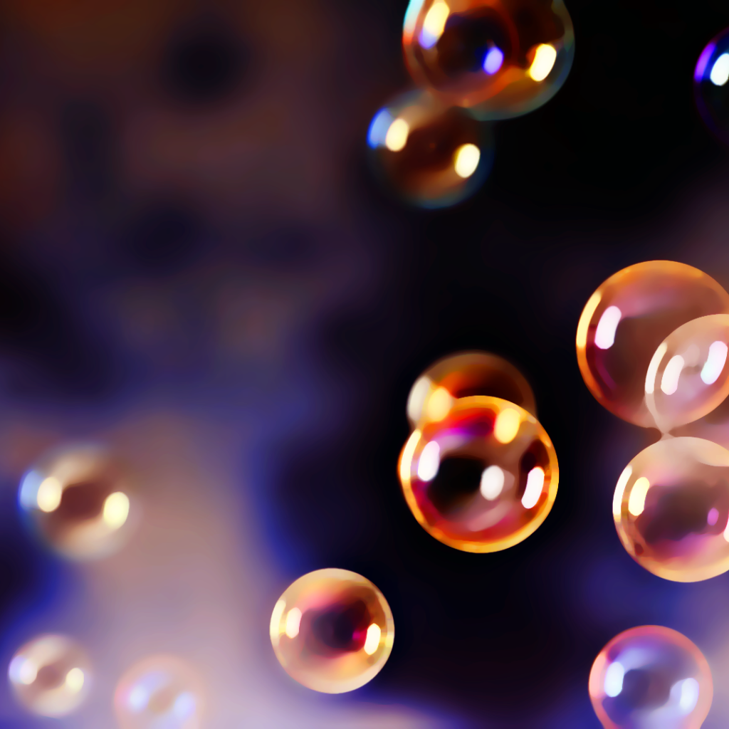 Блики на мыльных пузырях