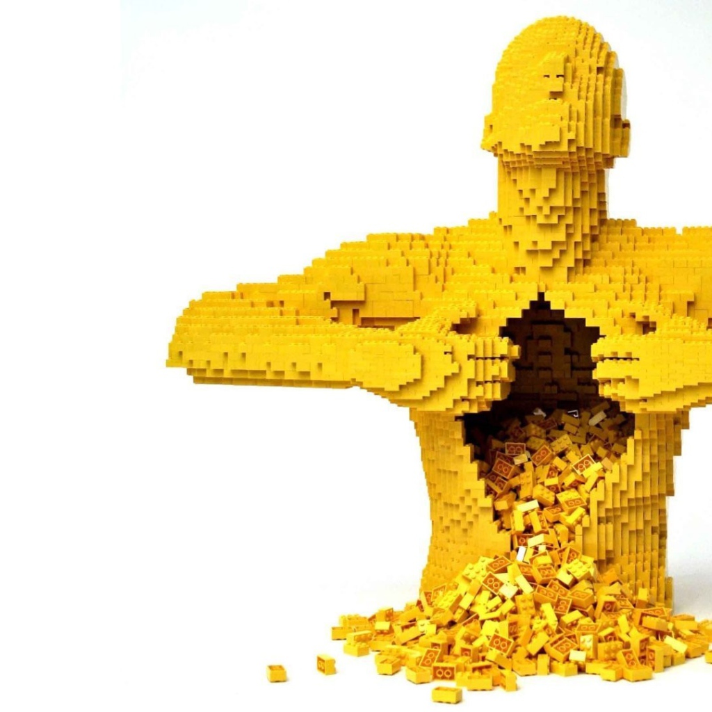 Торс человека из конструктора Лего