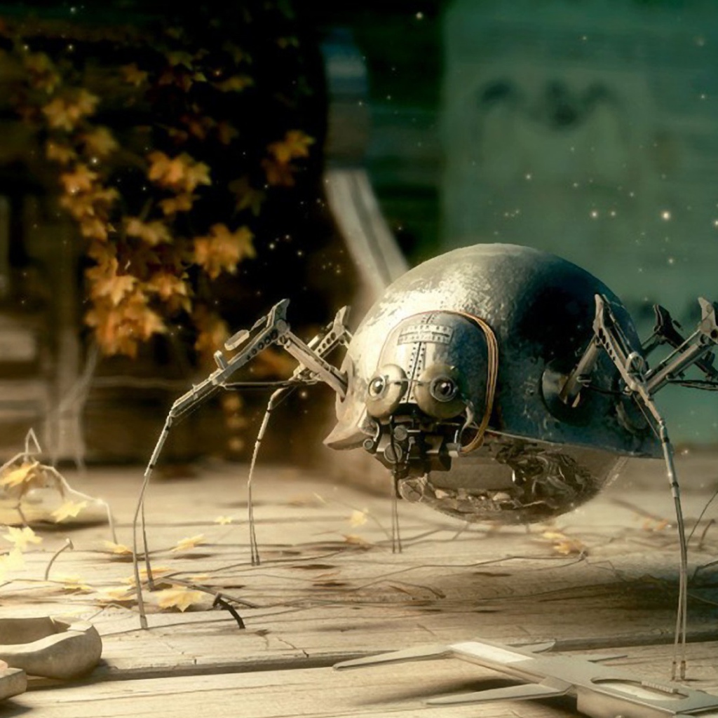 Железный паук в мастерской