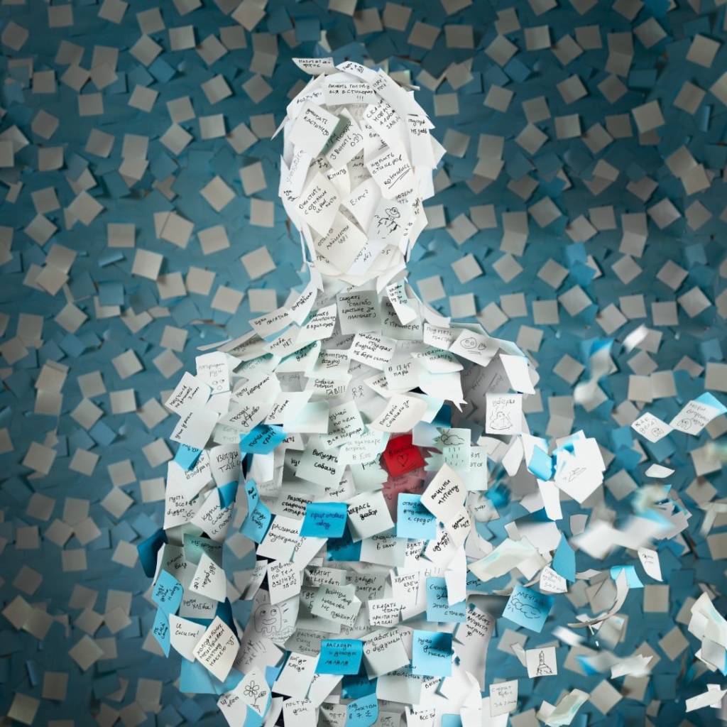 Человек из стикеров