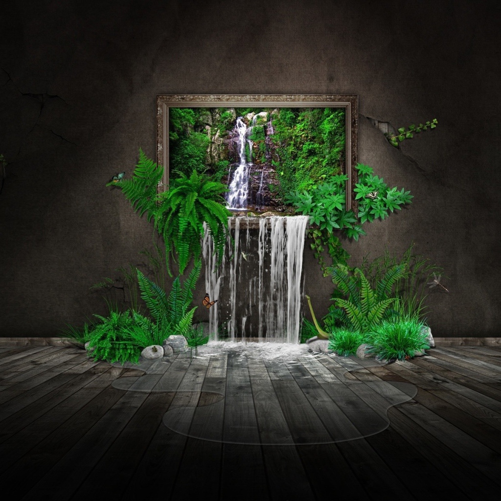 Природа ворвалась в окно