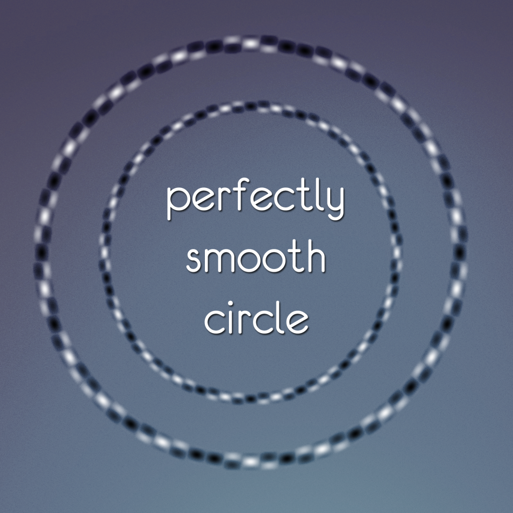 Оптическая иллюзия деформированного круга