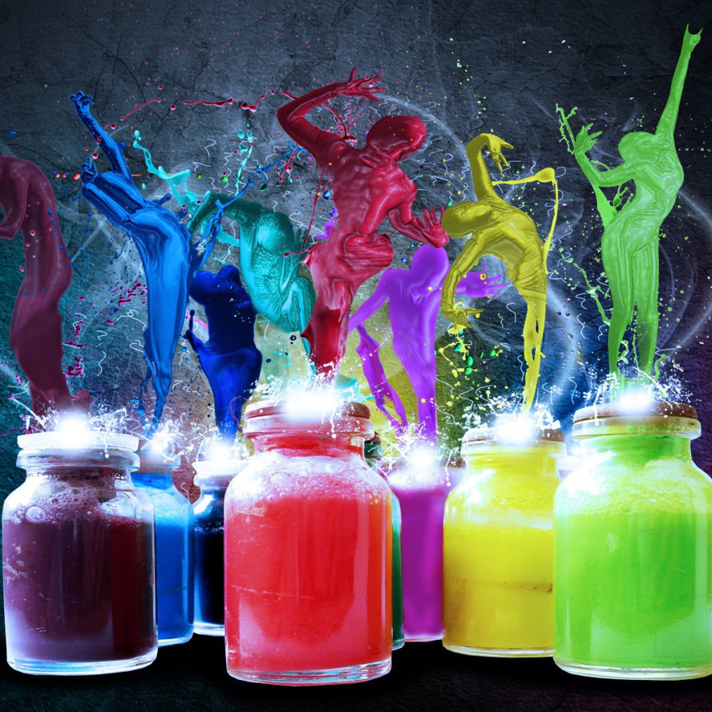 Краски тоже живые