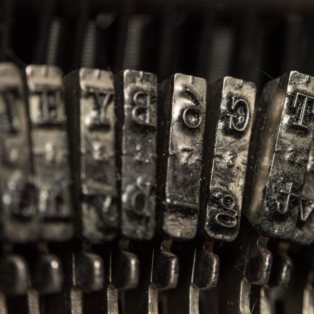 Печатающие головки механической машинки