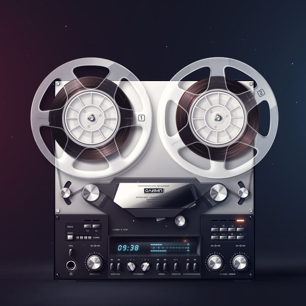 Бобинный магнитофон Олимп