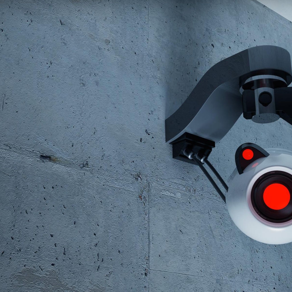 Камера слежения на стене