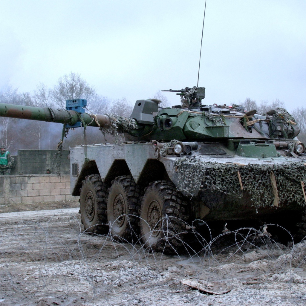 Самоходная артиллерийская установка на колесах