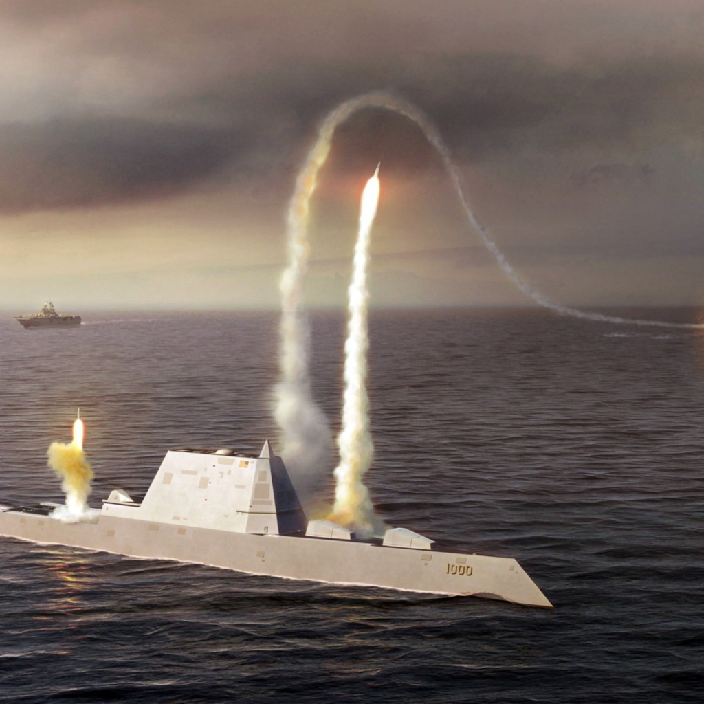 Подводная лодка уничтожает эскадру с помощью ракет