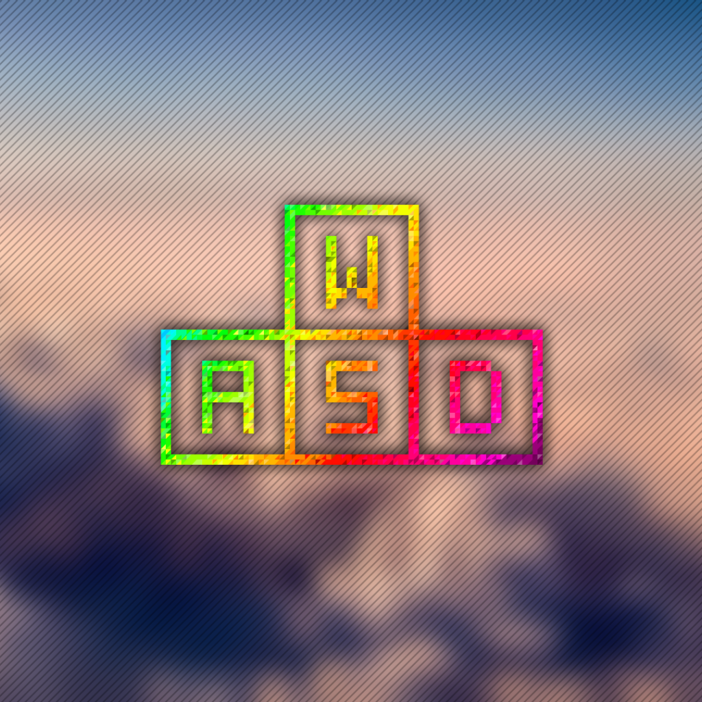 Символы знакомые геймерам WASD