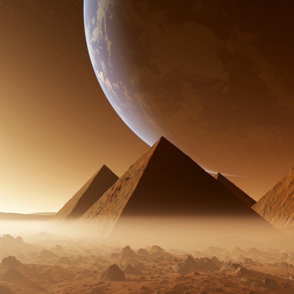 Великие пирамиды на другой планете