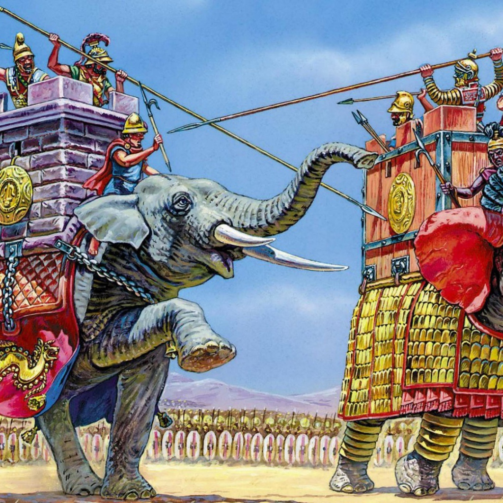 Боевые слоны. III-I вв. до н.э.