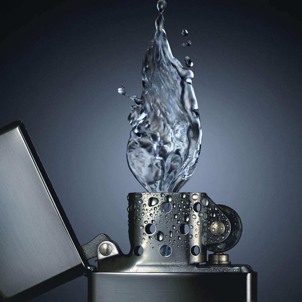 Вода в зажигалке