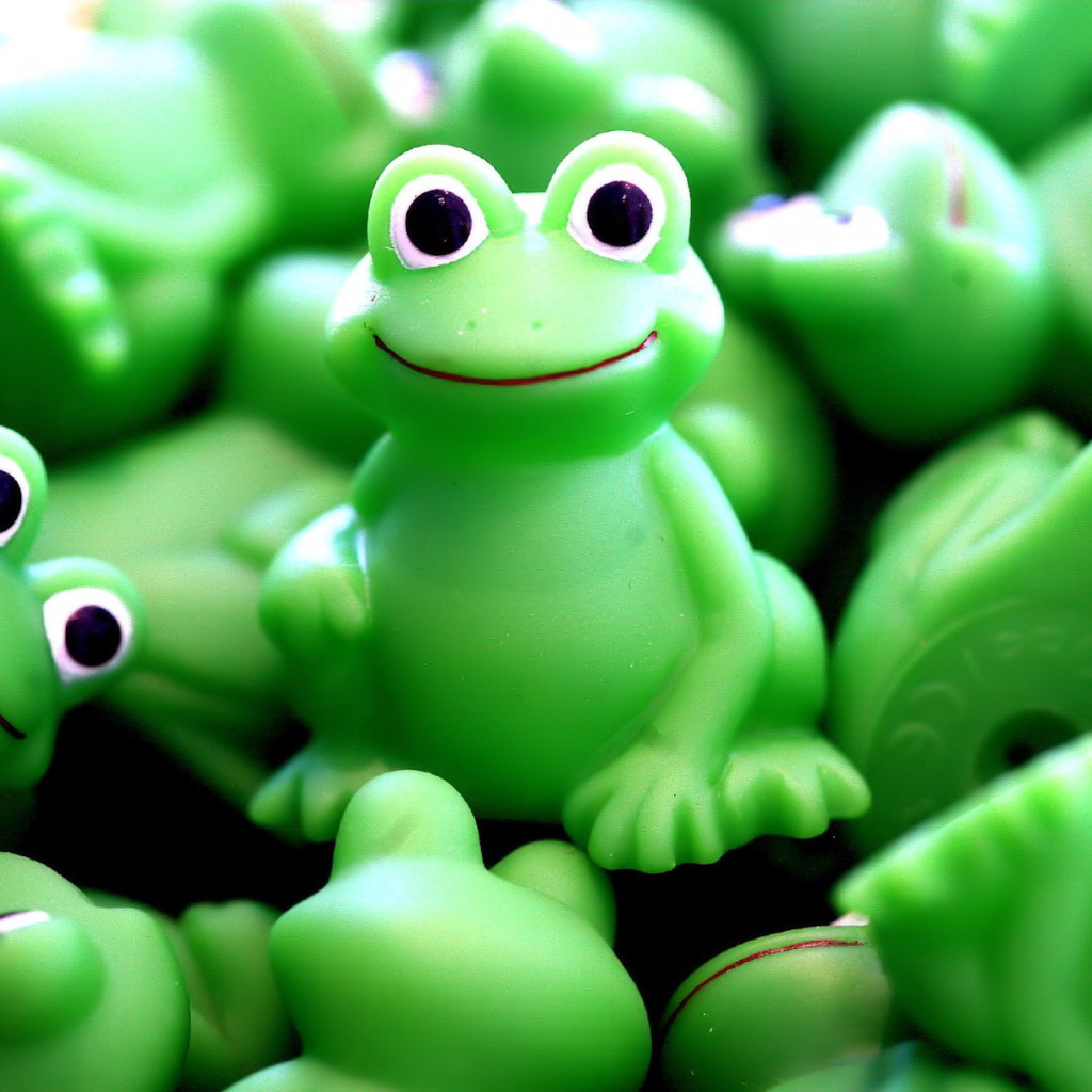 Игрушка лягушка