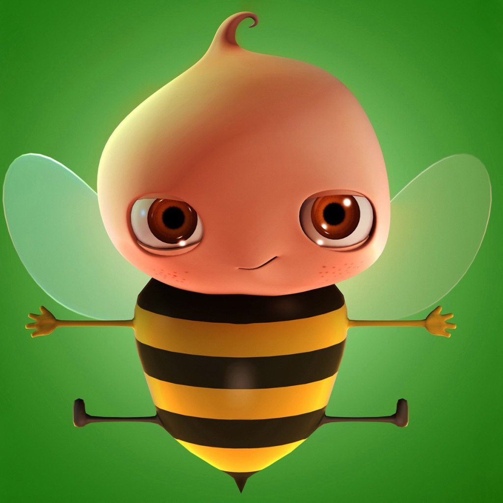 Пчела с человеческими глазами