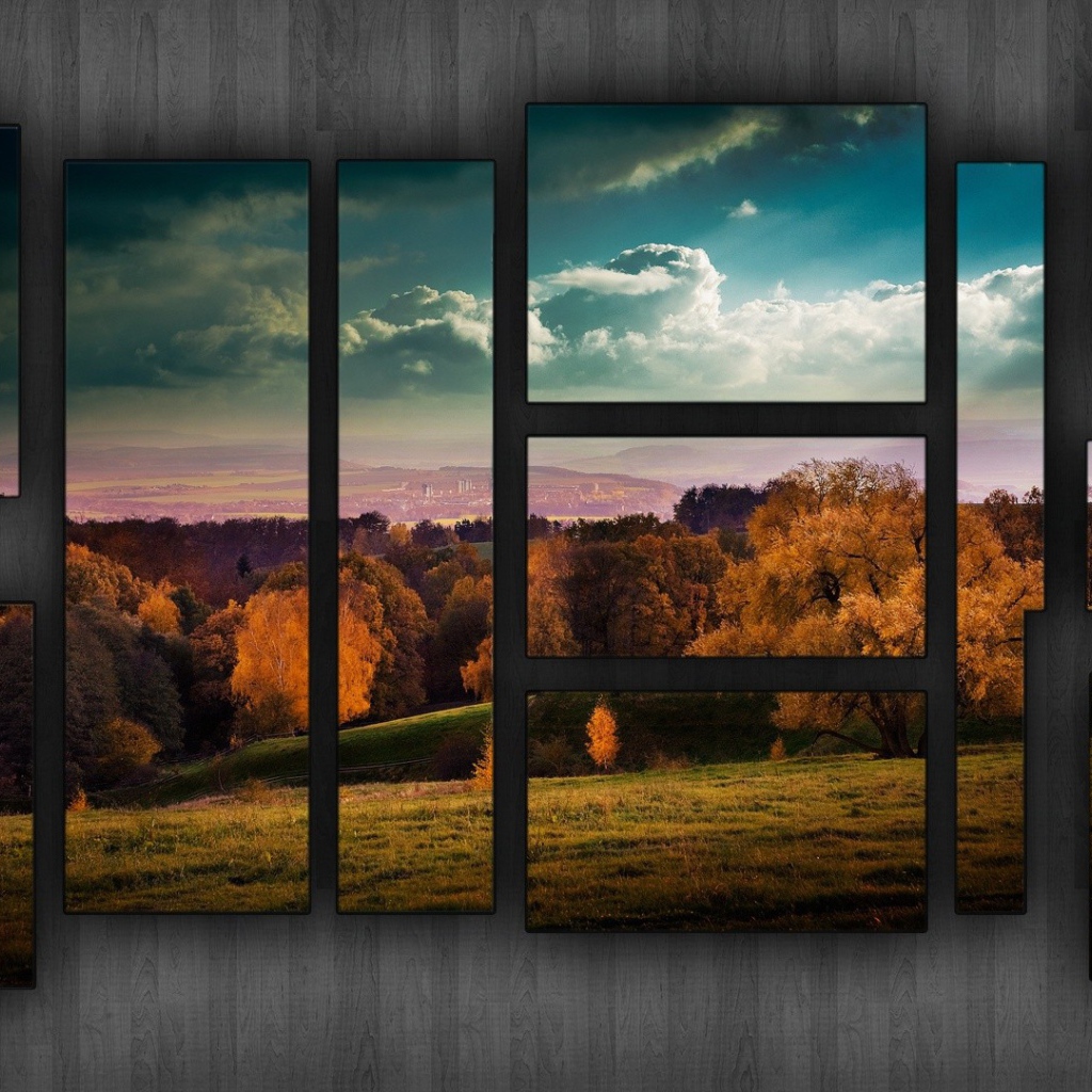 Современная картина на стене