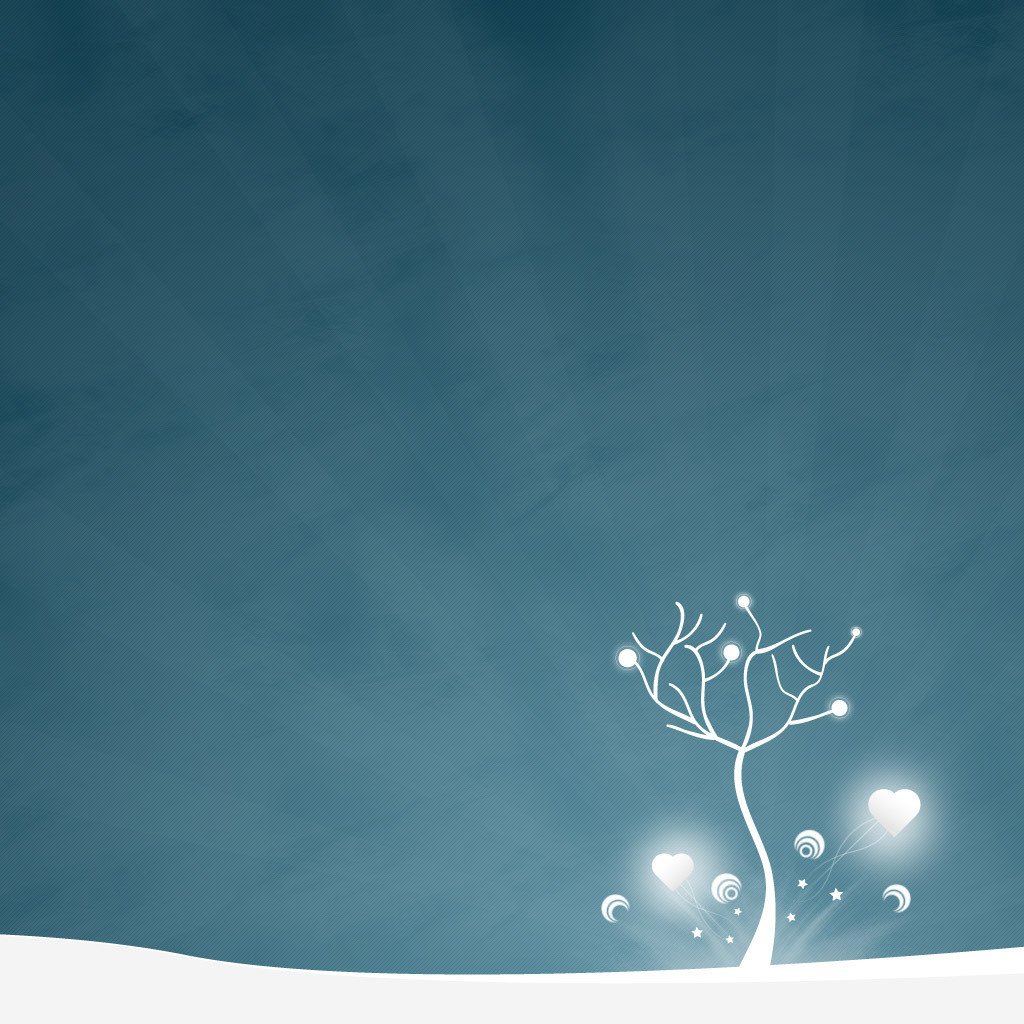 Дерево с сердечками