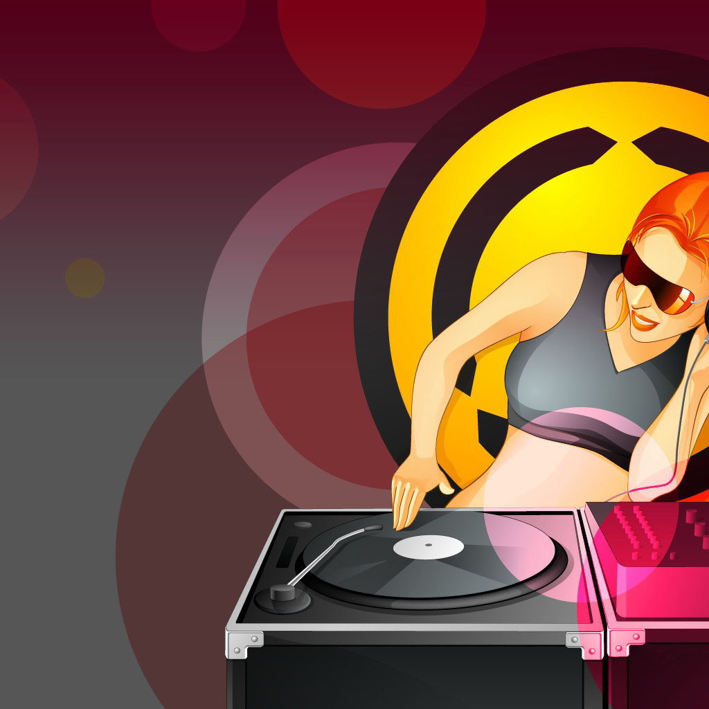 Девушка диджей 1