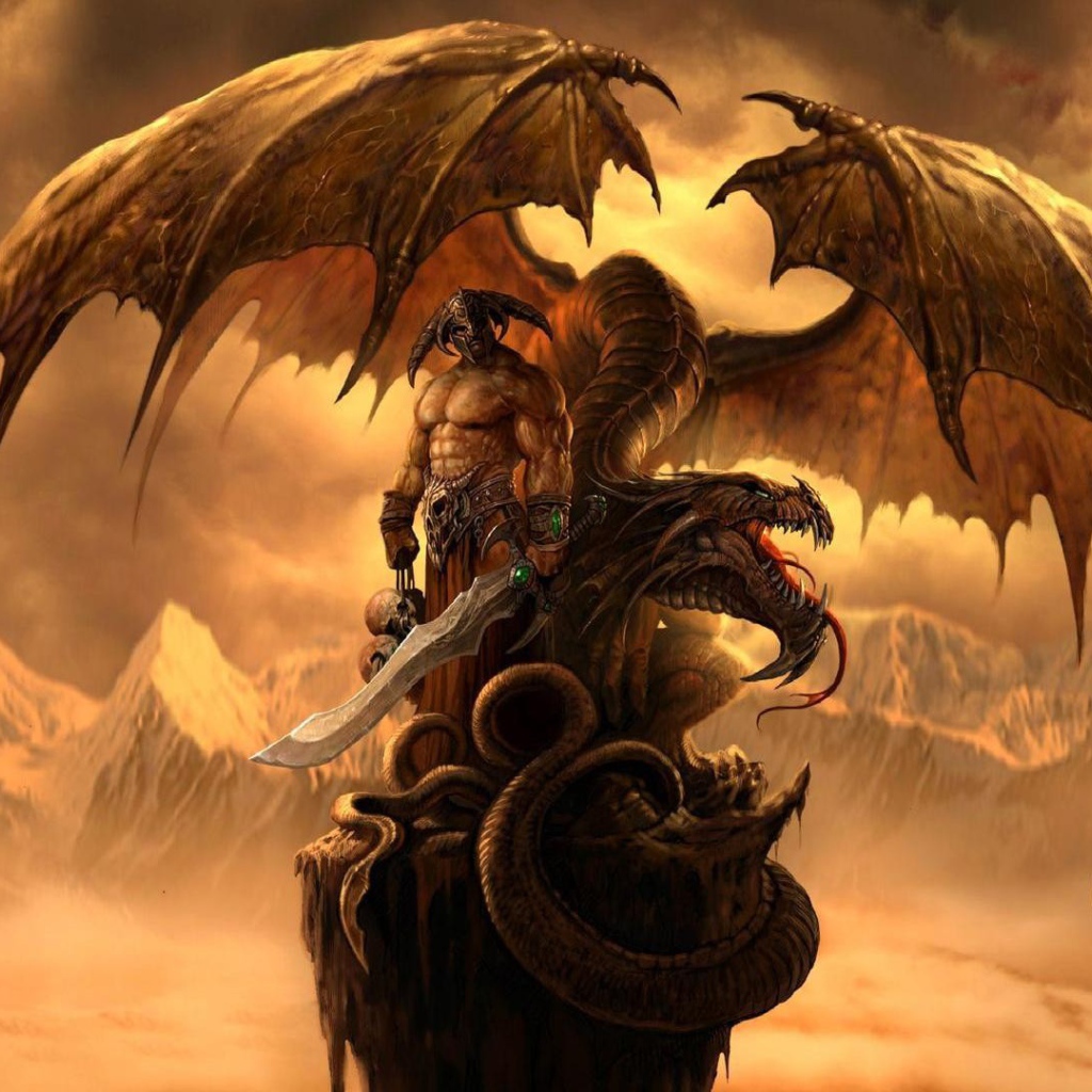 Воин с драконом на страже