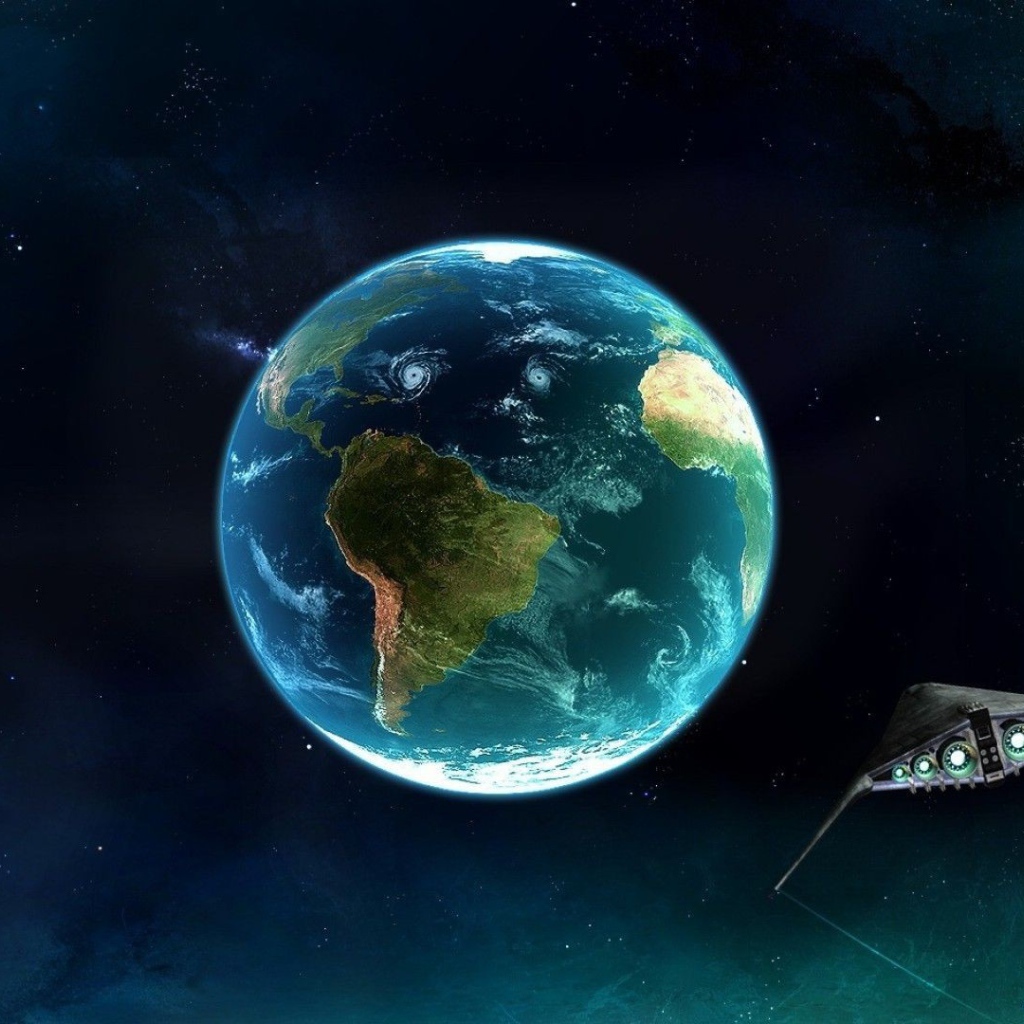 Корабль пришельцев направляется к Южной Америке