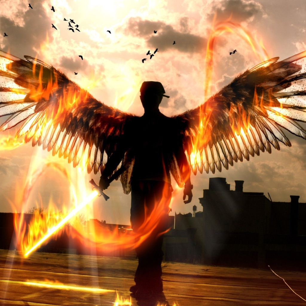 Ангел мести с горящим мечом