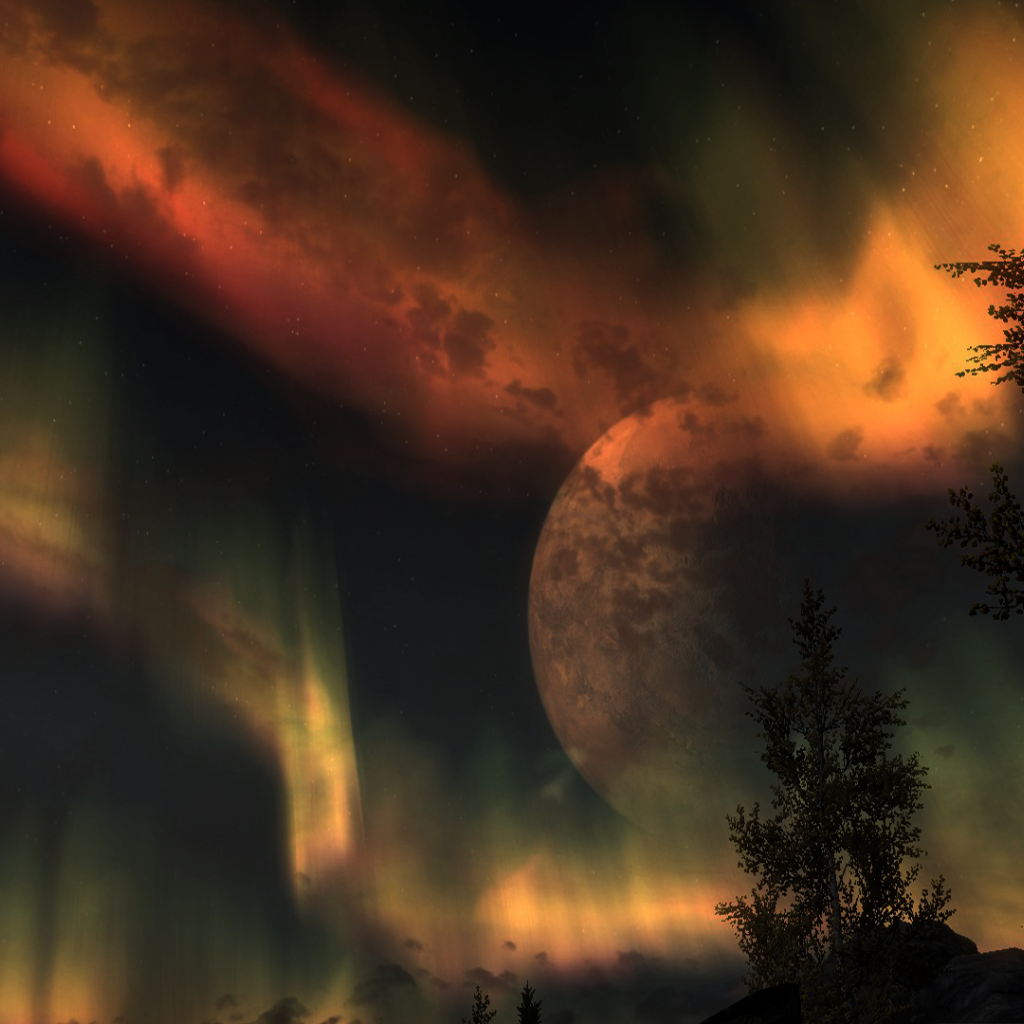 Полярное сияние в чужом небе