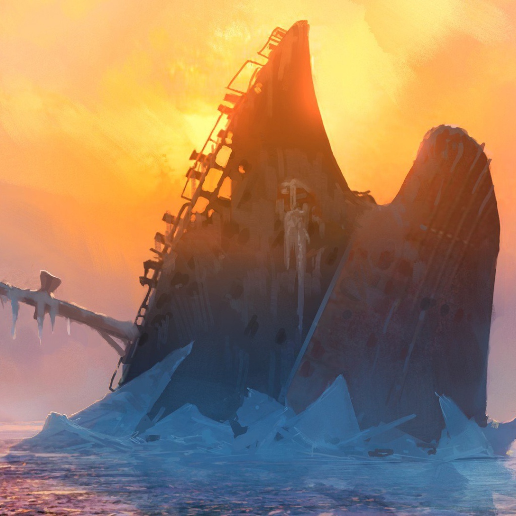 Красивый закат цивилизации