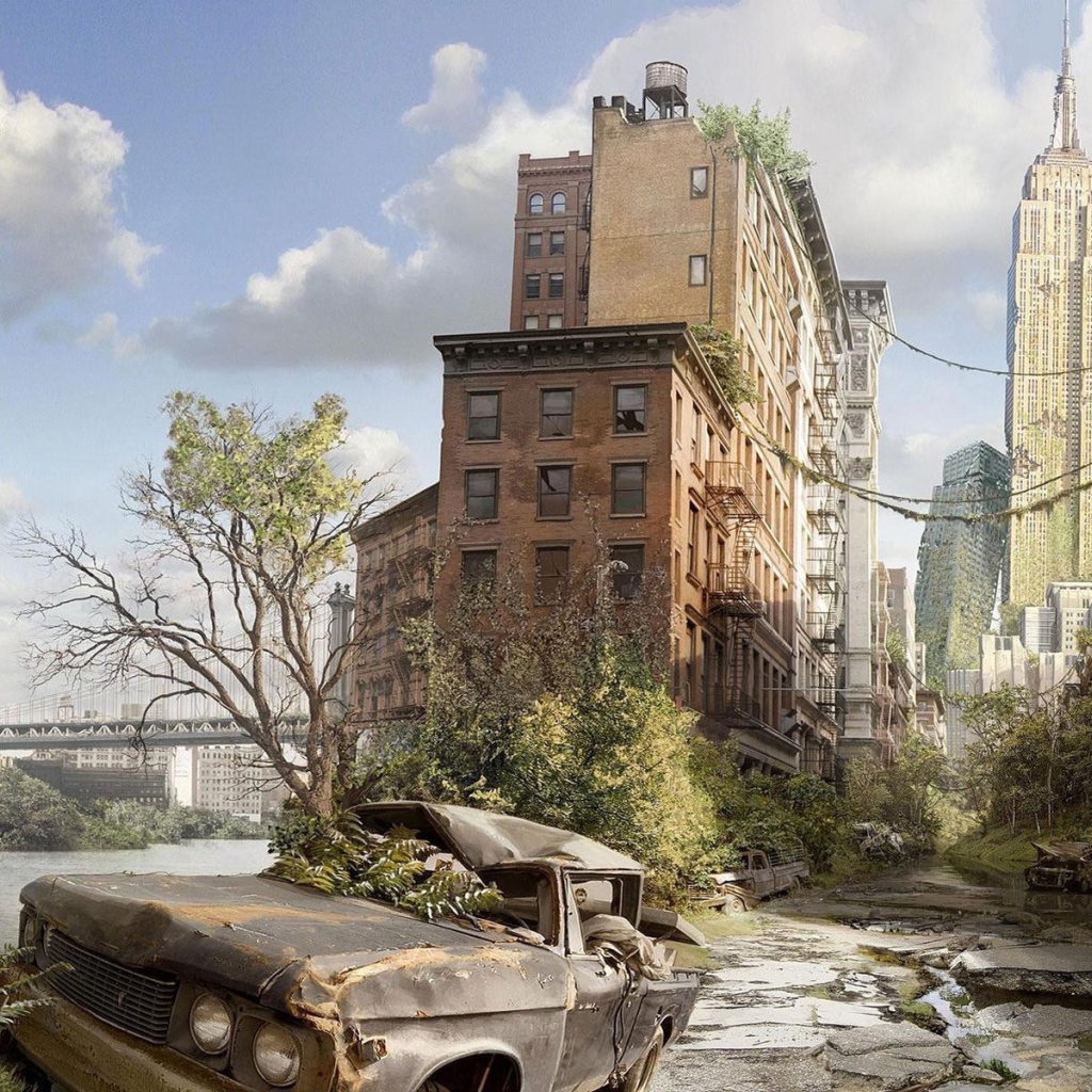 Разбитые и заброшенные дома в Нью-Йорке