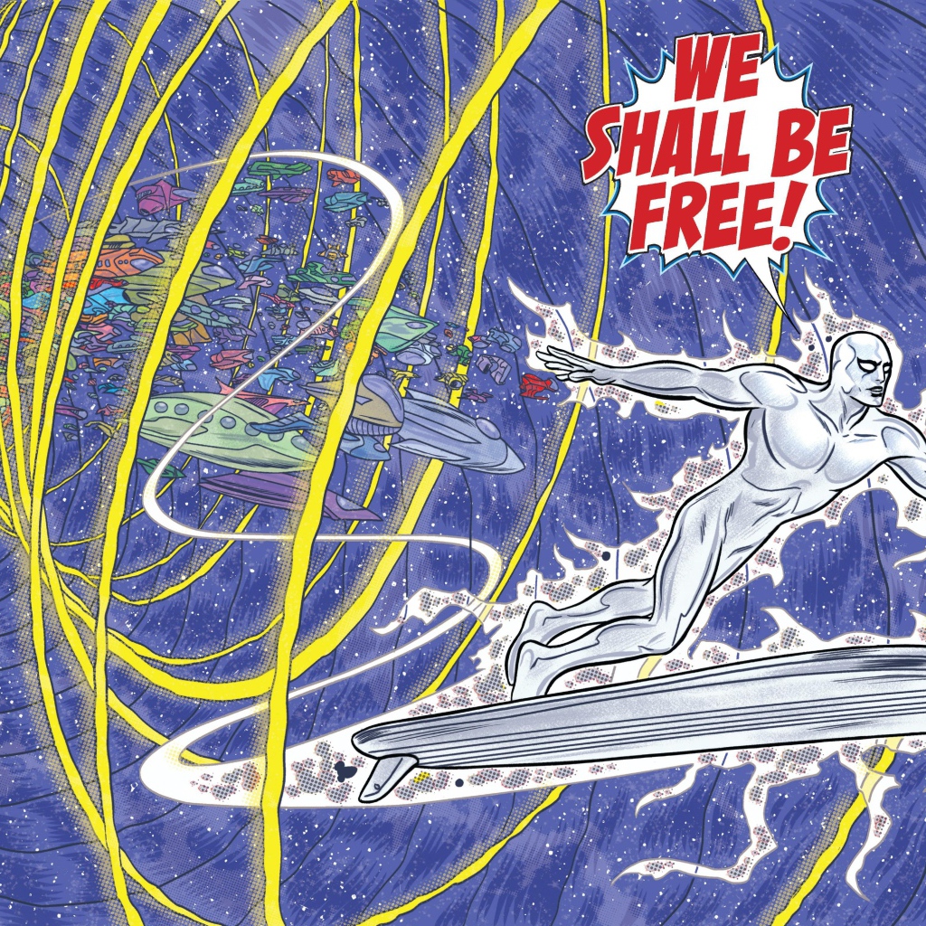 Обложка комикса Серебряный Сёрфер