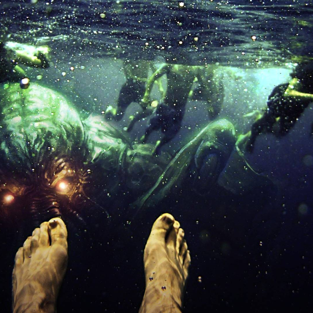 Ктулху нападает на подводного пловца