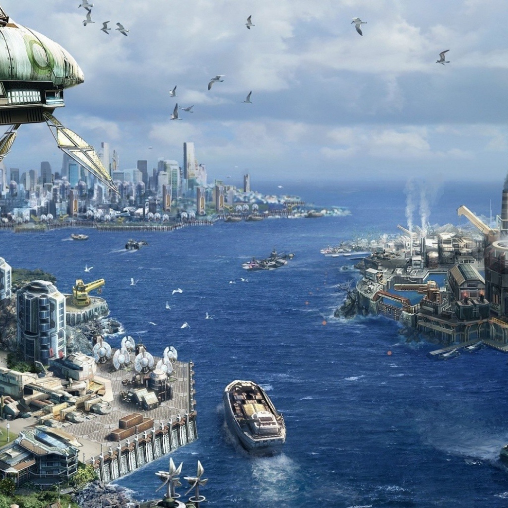 Заводы в городе будущего