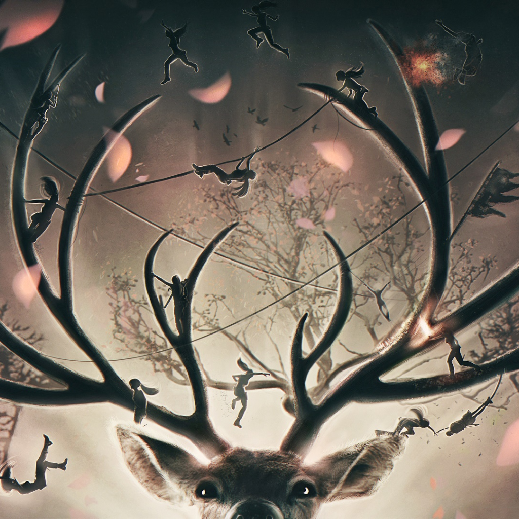 Феи играют на рогах оленя