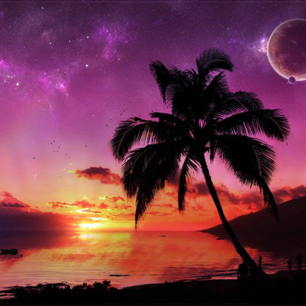 Фантастическое небо над южным морем