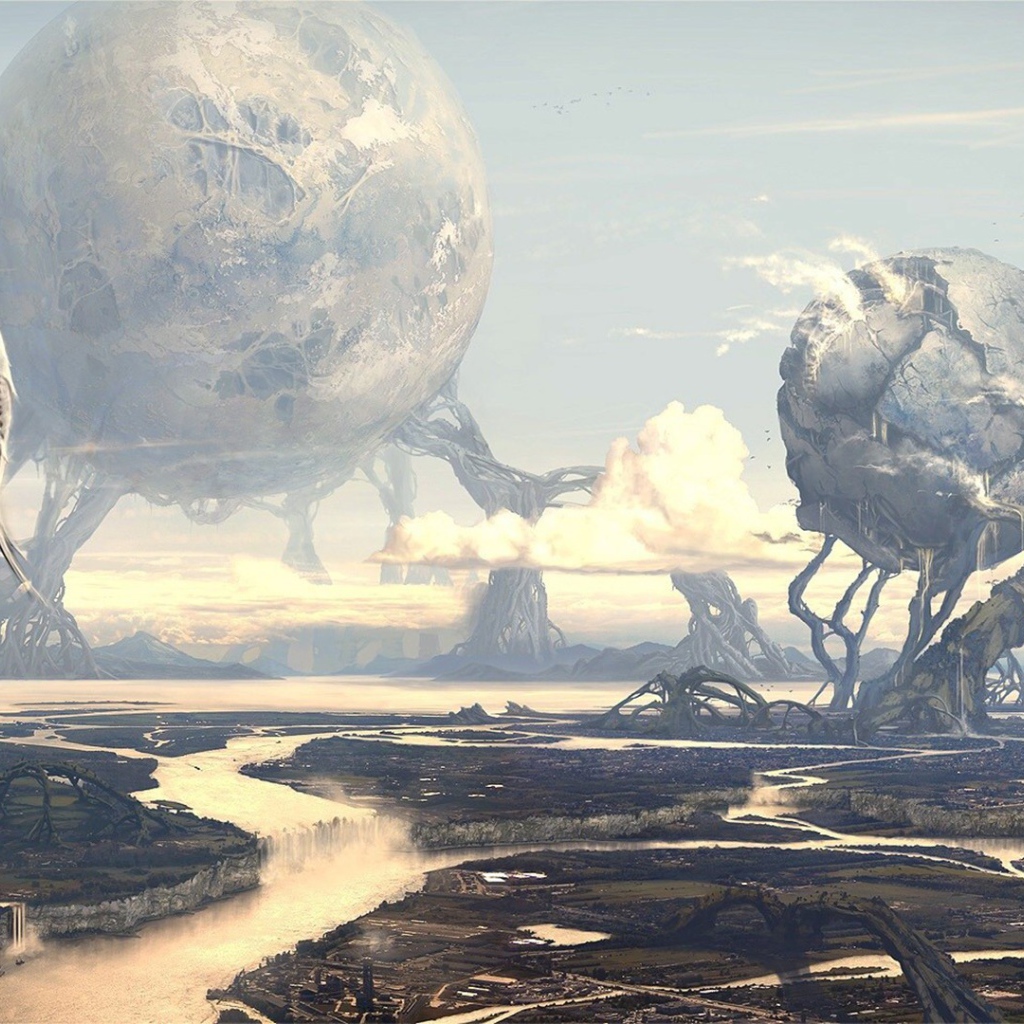 Фантастические деревья в чужом мире